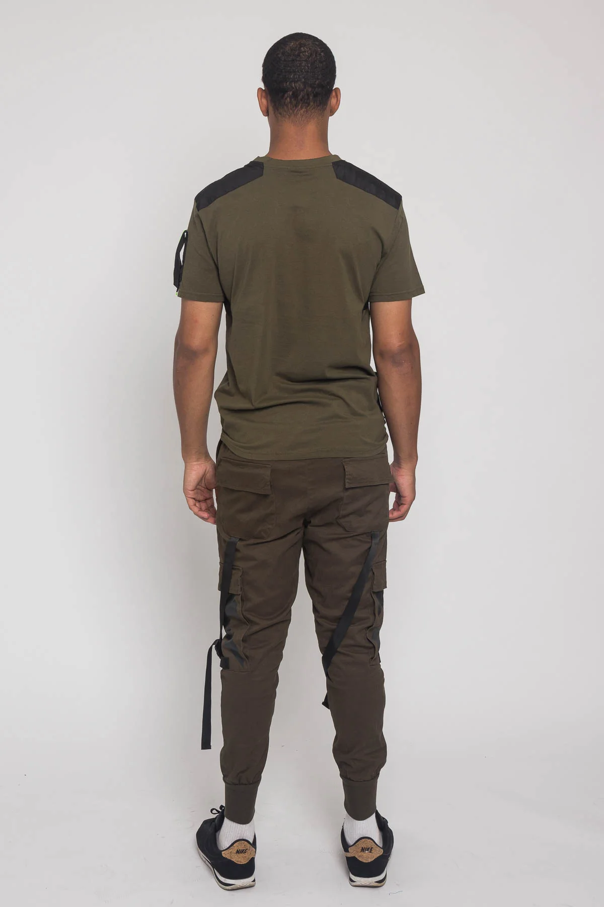 Buckled T-Shirt and Jogger Techwear Set - Image 13