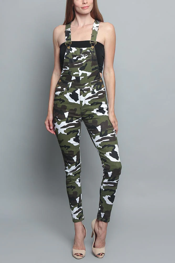 Women's Camo Color Overalls - Image 12