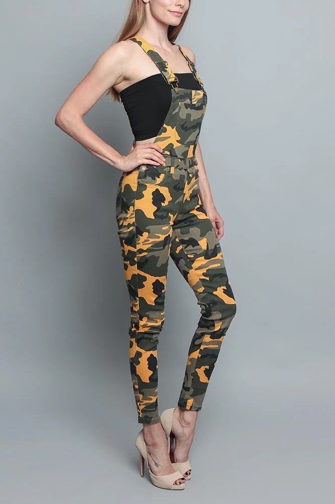 Women's Camo Color Overalls - Image 13