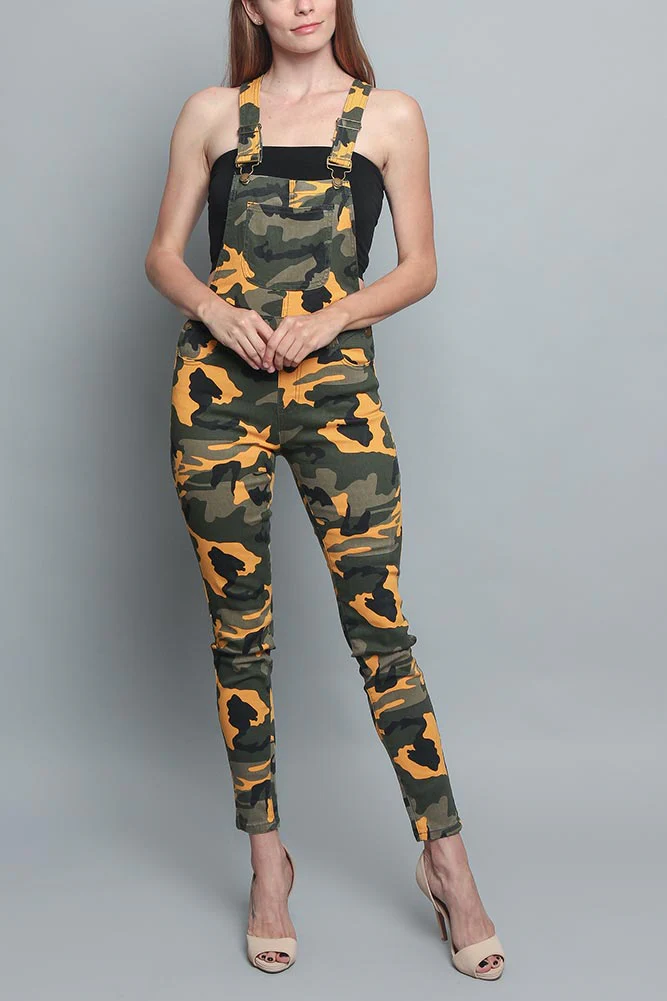 Women's Camo Color Overalls - Image 4