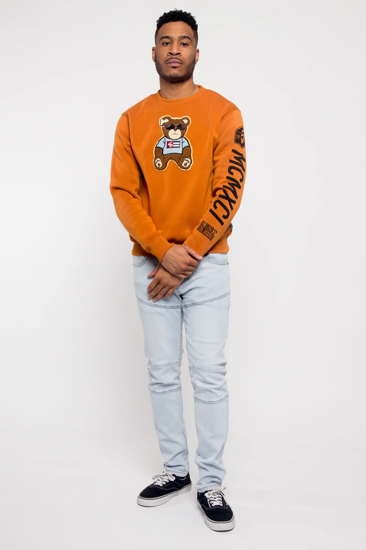 Chenille Bear Patch Fleece Crewneck - Image 17