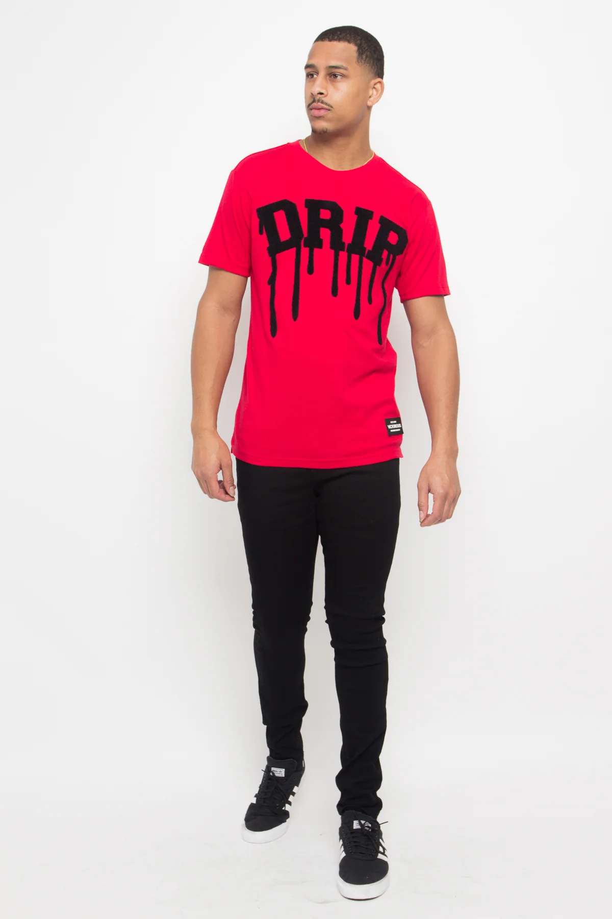 Chenille Patch Drip T-Shirt - Image 10