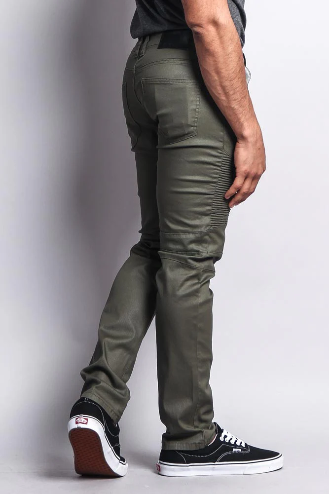 Coated Biker Jeans - Image 19