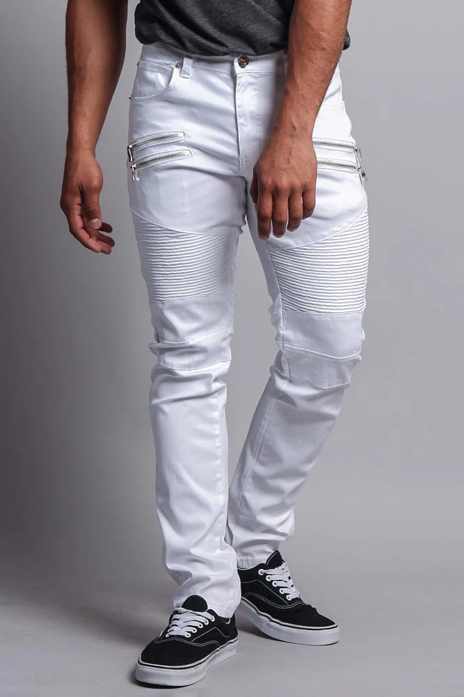 Coated Biker Jeans - Image 24