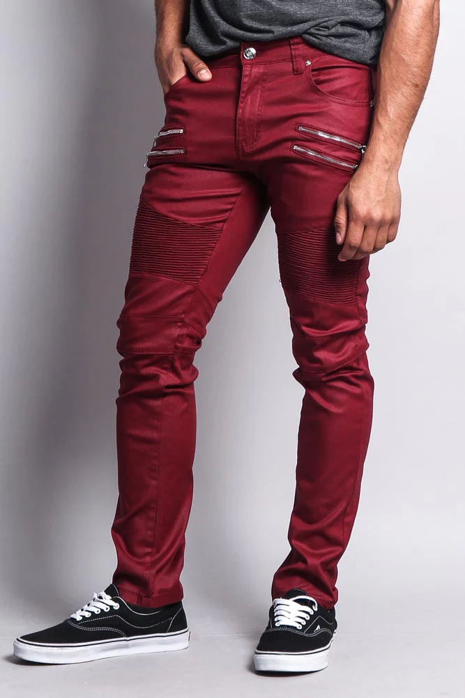 Coated Biker Jeans - Image 7