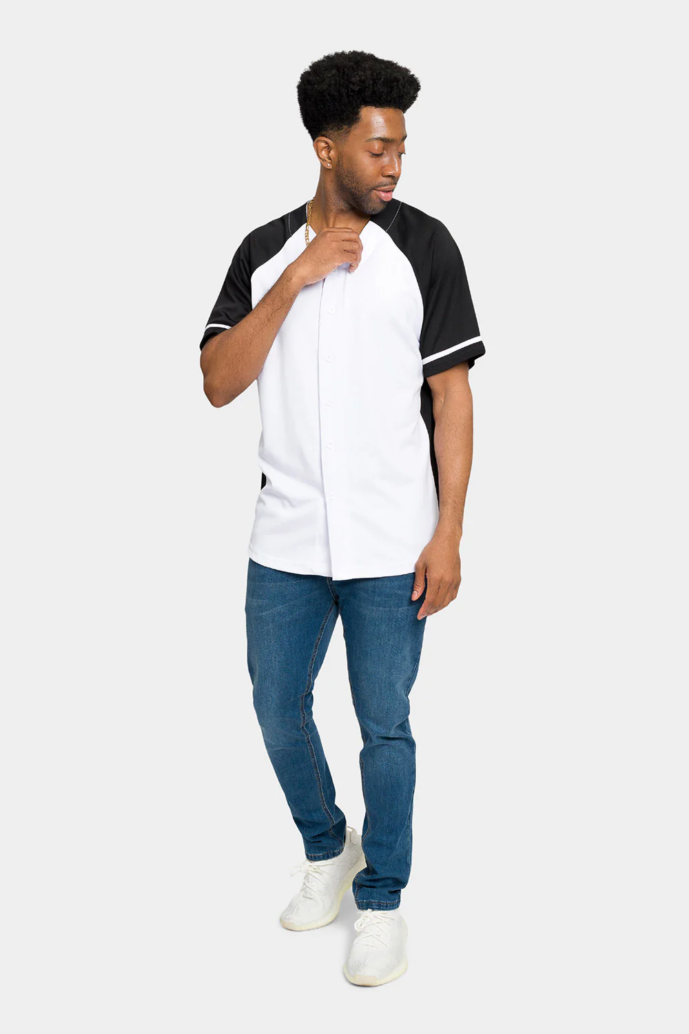 Colorblock Raglan Baseball Jersey - Image 33