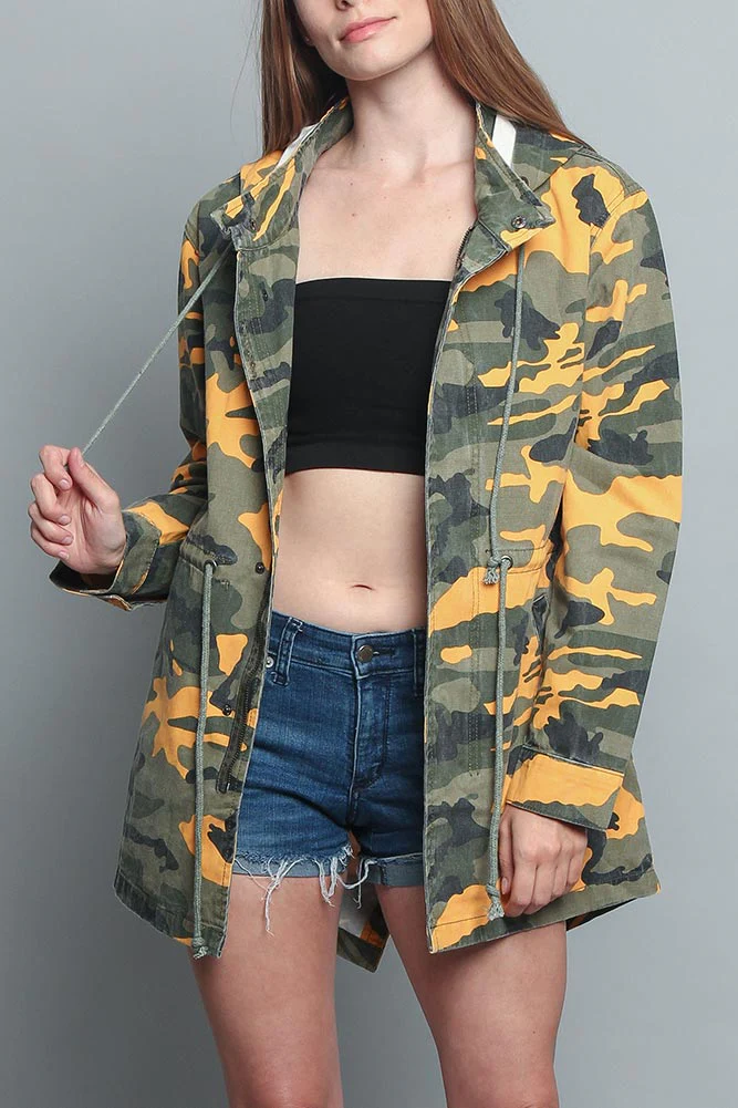 Colored Camo Field Jacket - Image 15