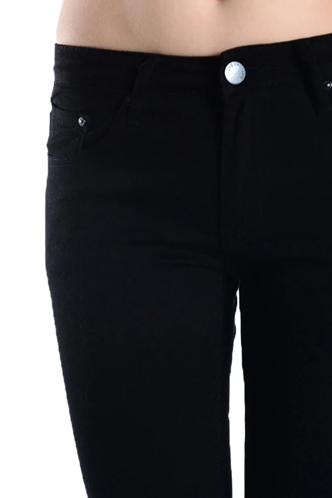 Colored Cut Skinny Fit Jeans - Image 8