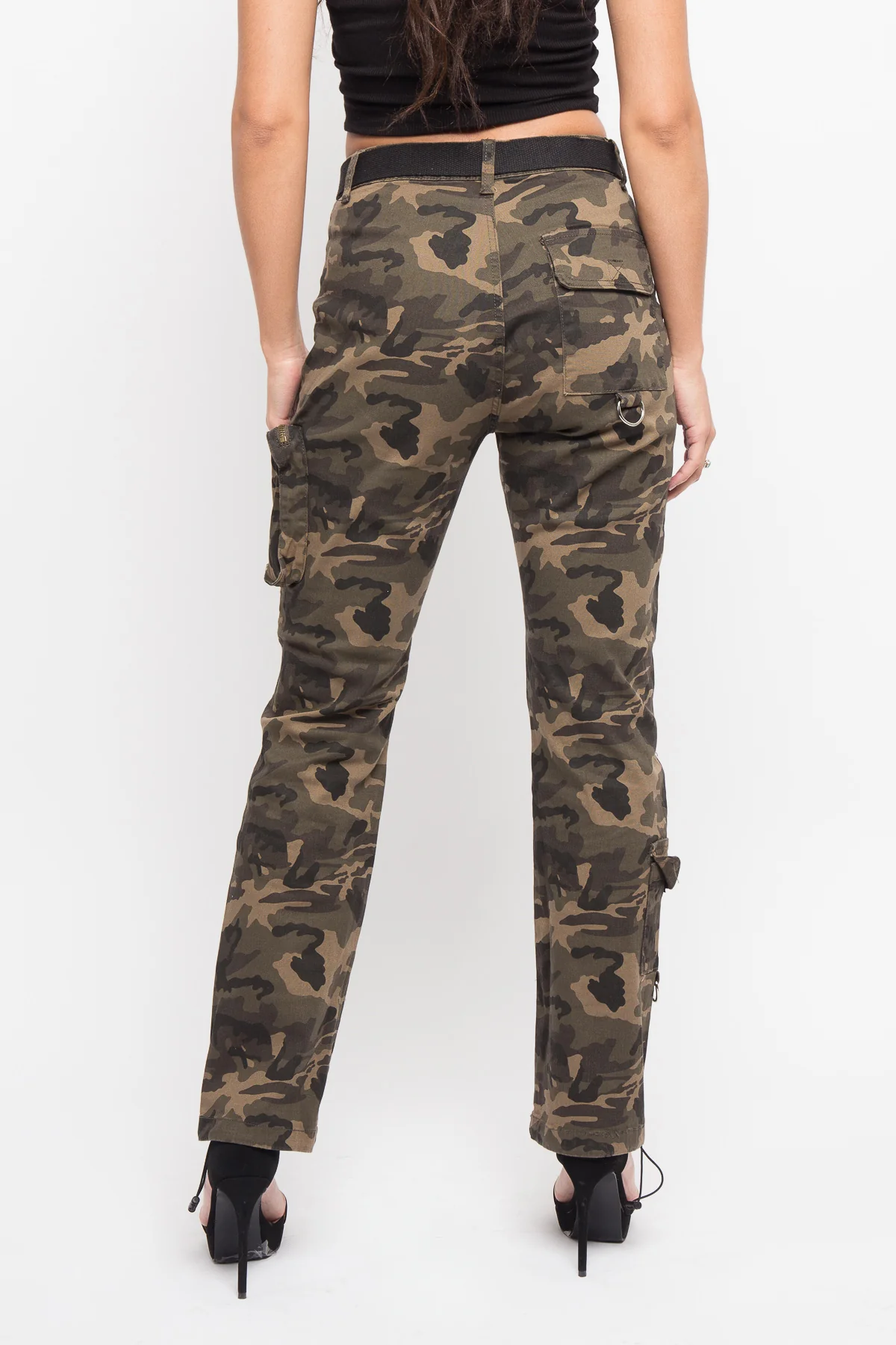 Colored Utility Jogger with Belt - Image 10