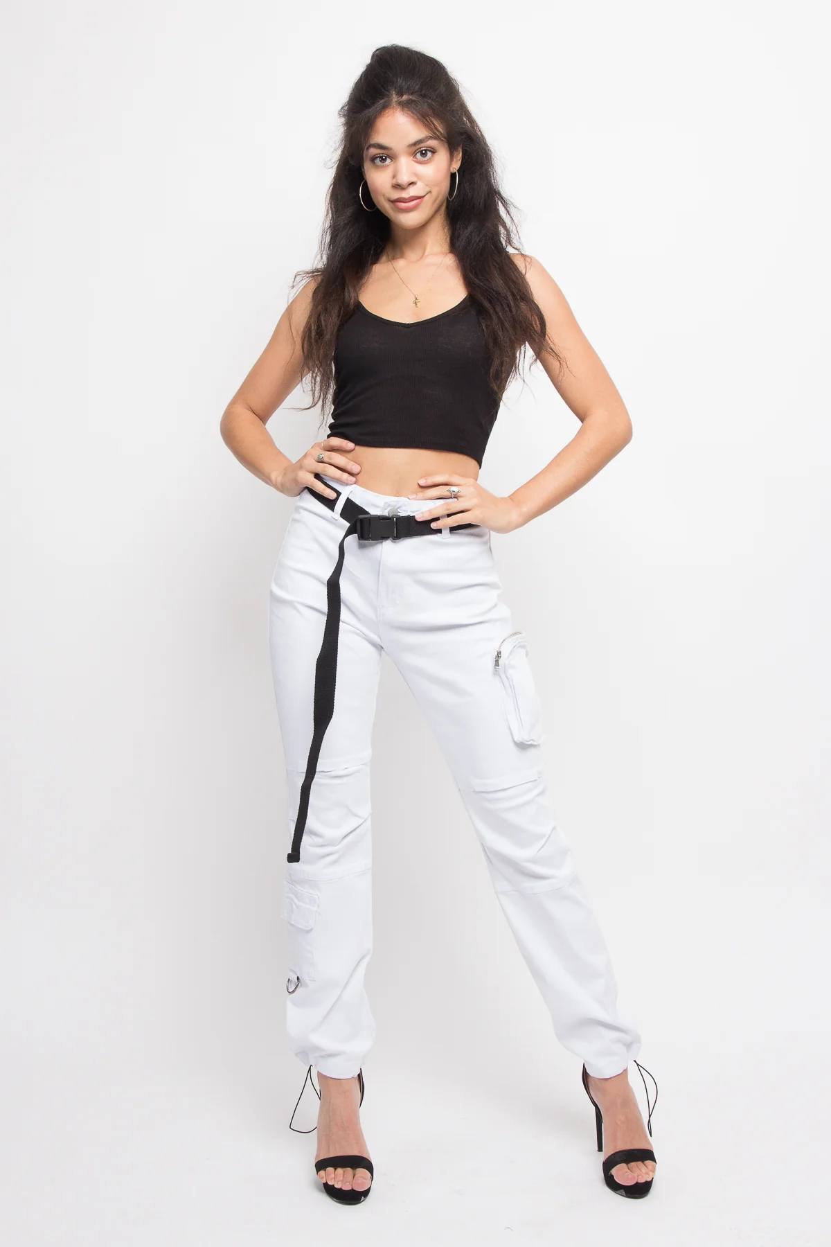 Colored Utility Jogger with Belt - Image 17