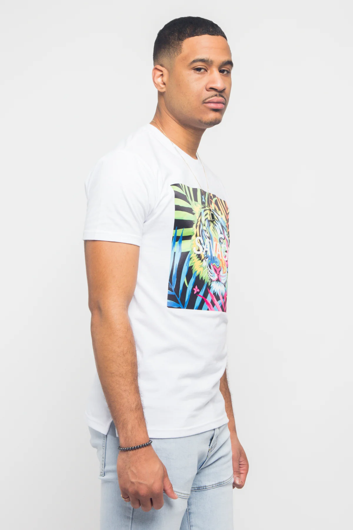 Colorful Tiger Savage T- Shirt - Image 4