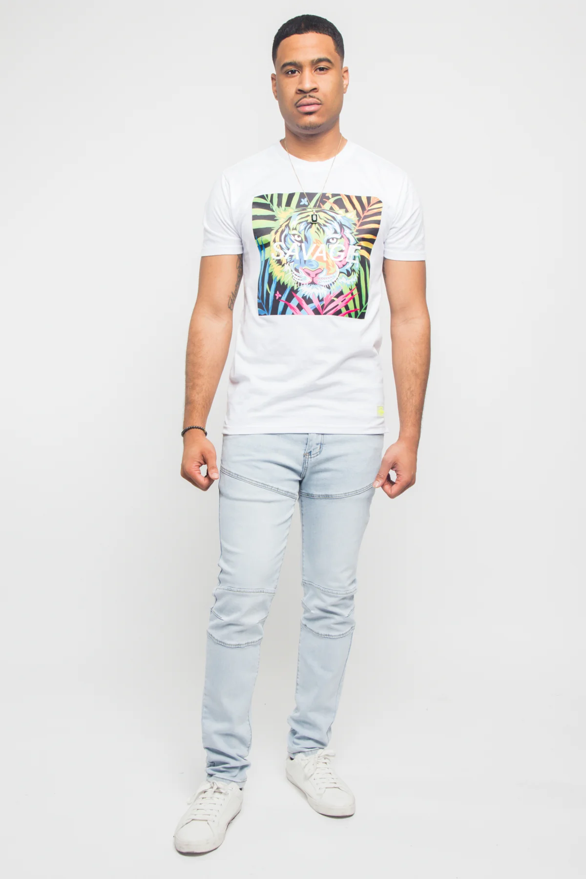 Colorful Tiger Savage T- Shirt - Image 5