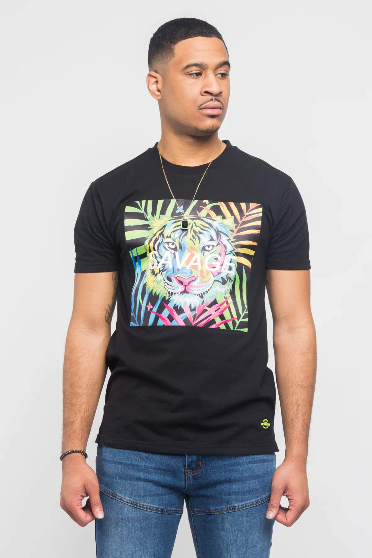 Colorful Tiger Savage T- Shirt - Image 6