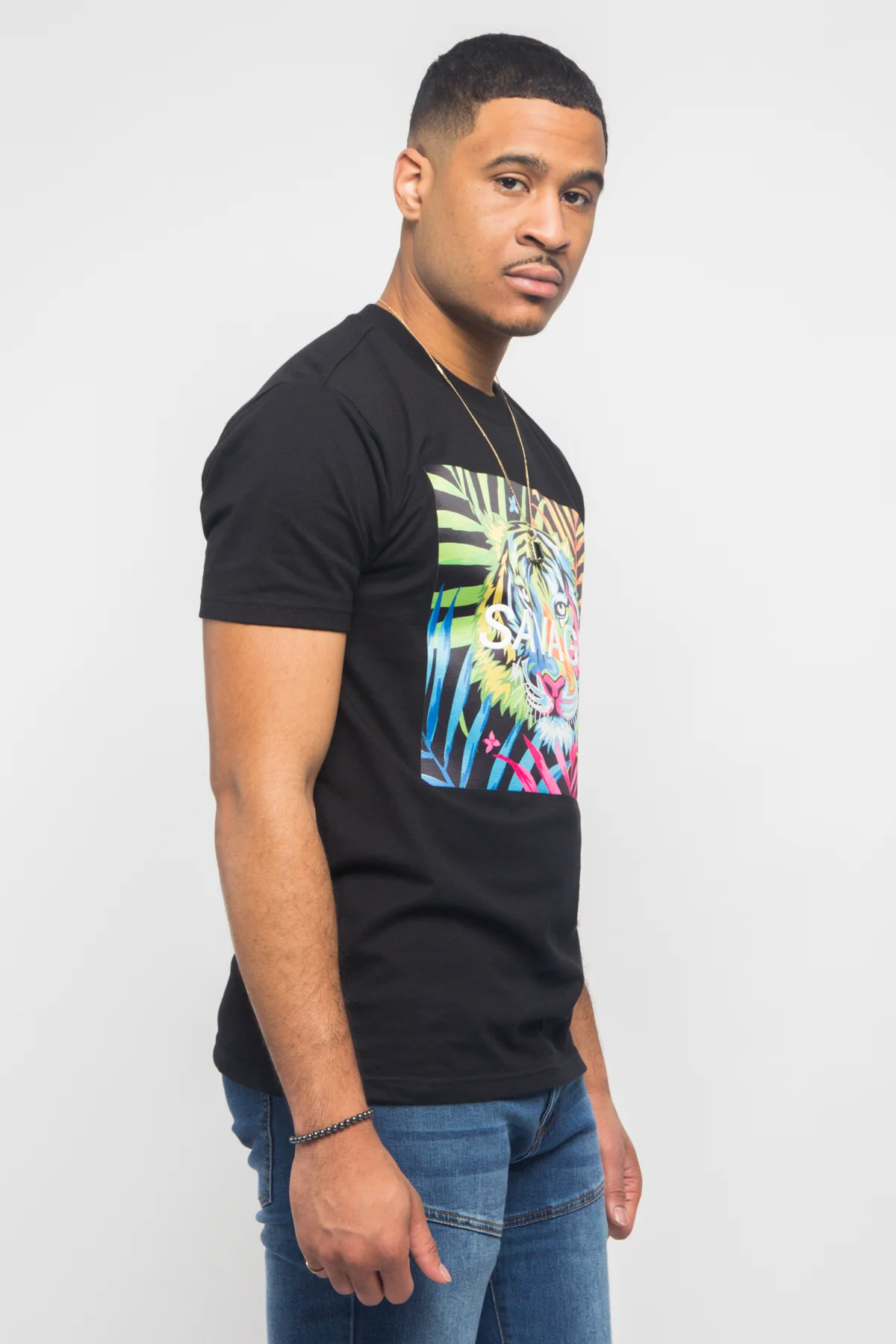 Colorful Tiger Savage T- Shirt - Image 9