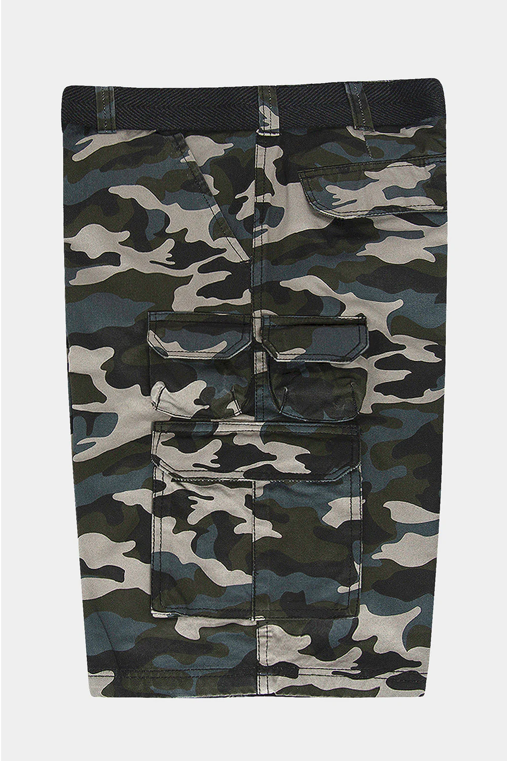 Essential Camo Relaxed Fit Chino Cargo Shorts - Image 15