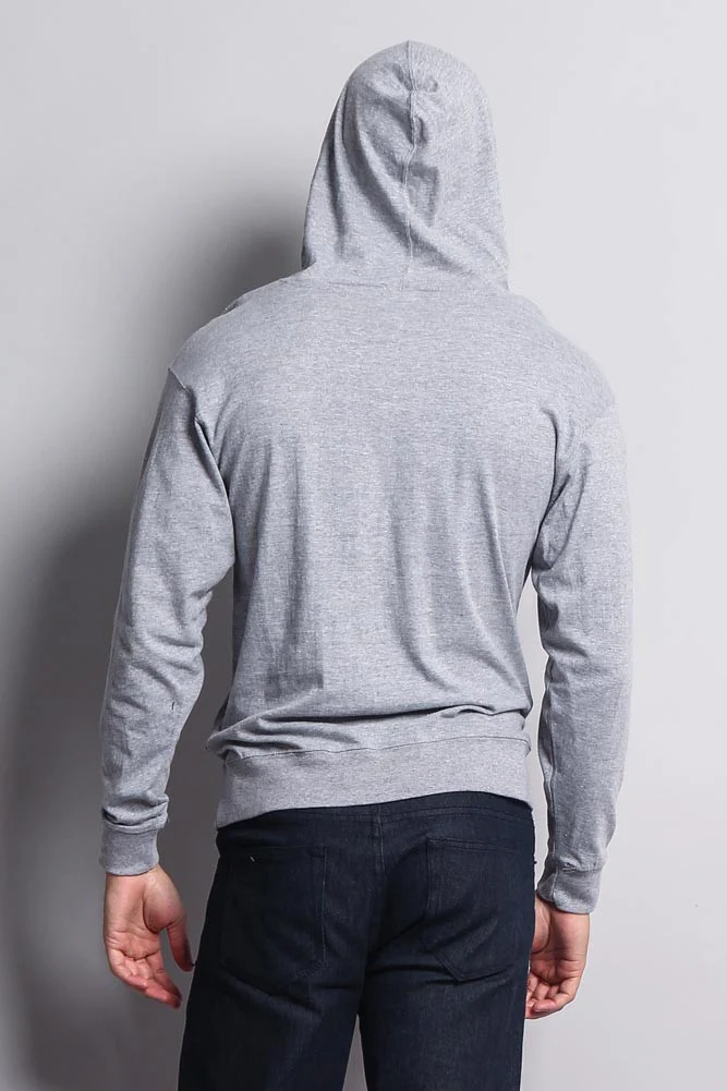Men's Essential Cross-Dyed Heather Jersey Pullover Hoodie - Image 22