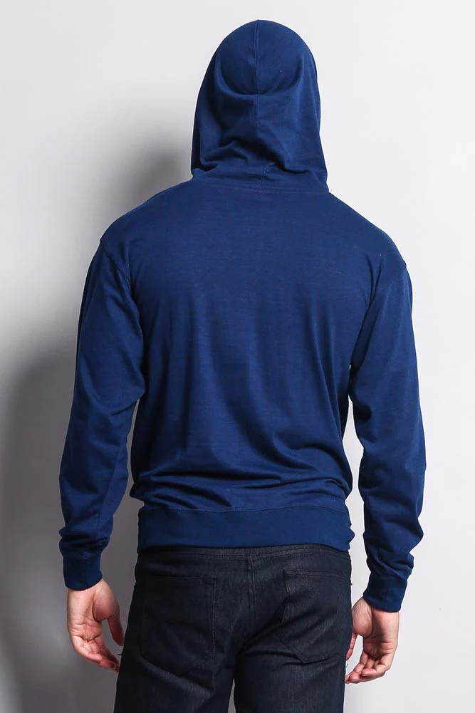 Men's Essential Cross-Dyed Heather Jersey Pullover Hoodie - Image 43