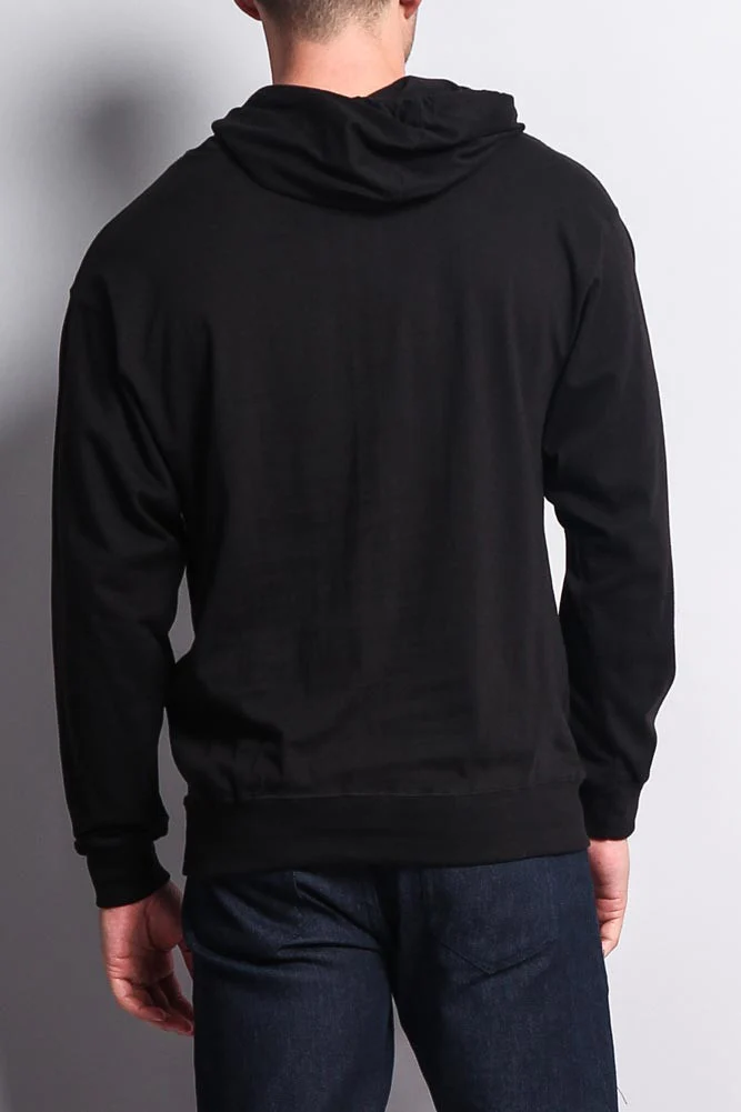 Men's Essential Cross-Dyed Heather Jersey Pullover Hoodie - Image 45
