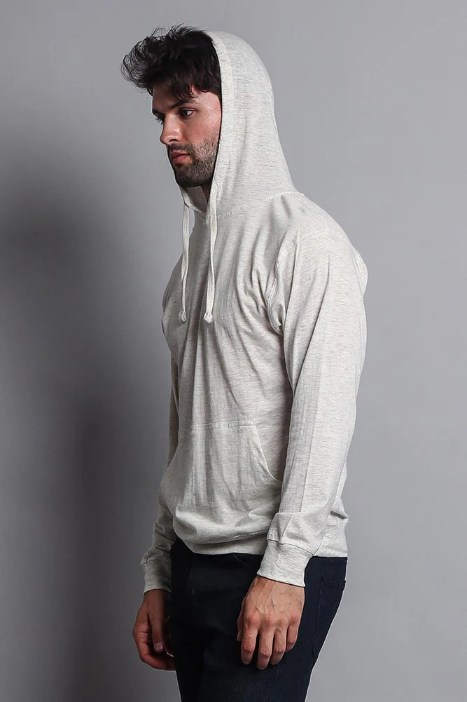 Men's Essential Cross-Dyed Heather Jersey Pullover Hoodie - Image 69