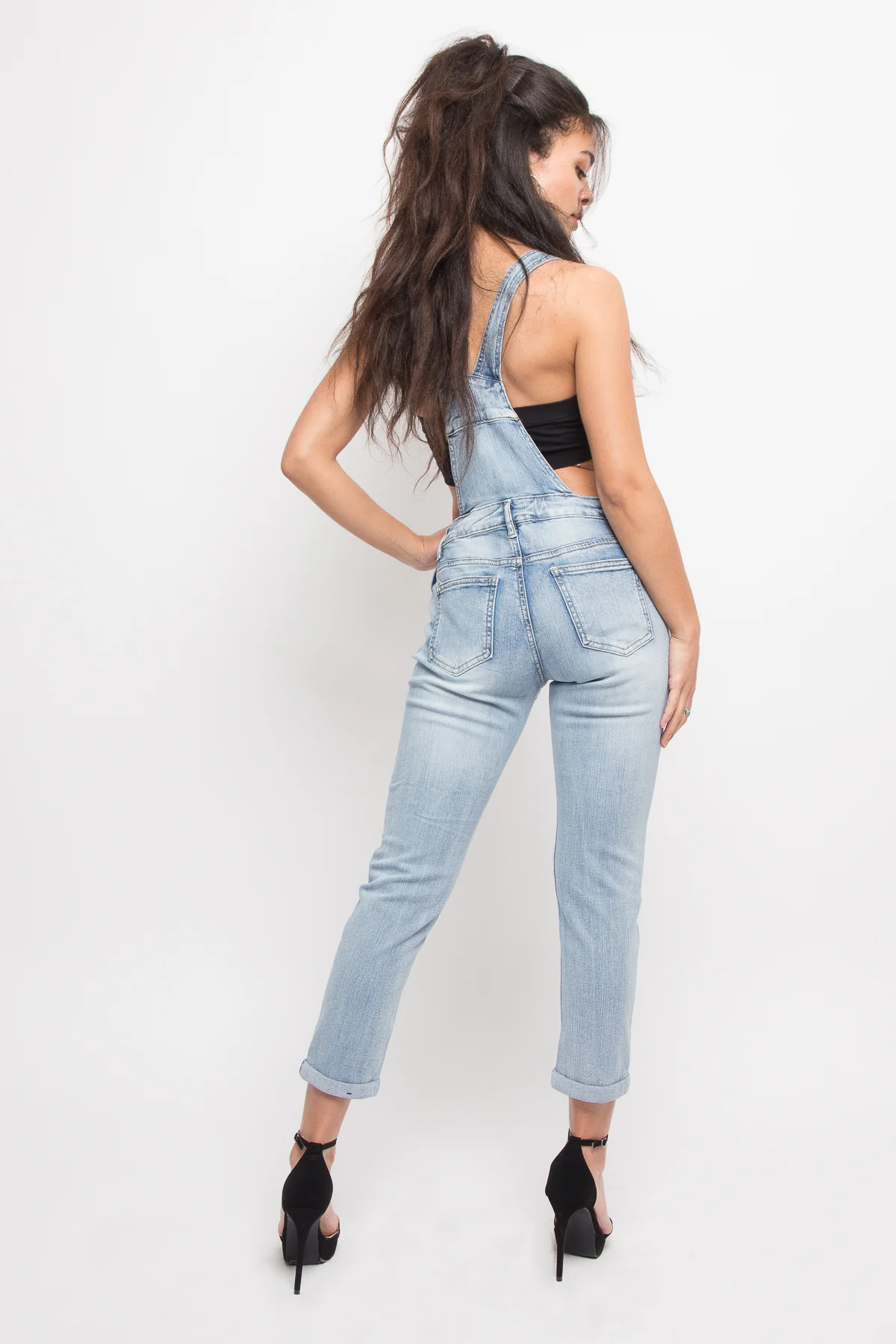 Destroyed Denim Overalls - Image 3