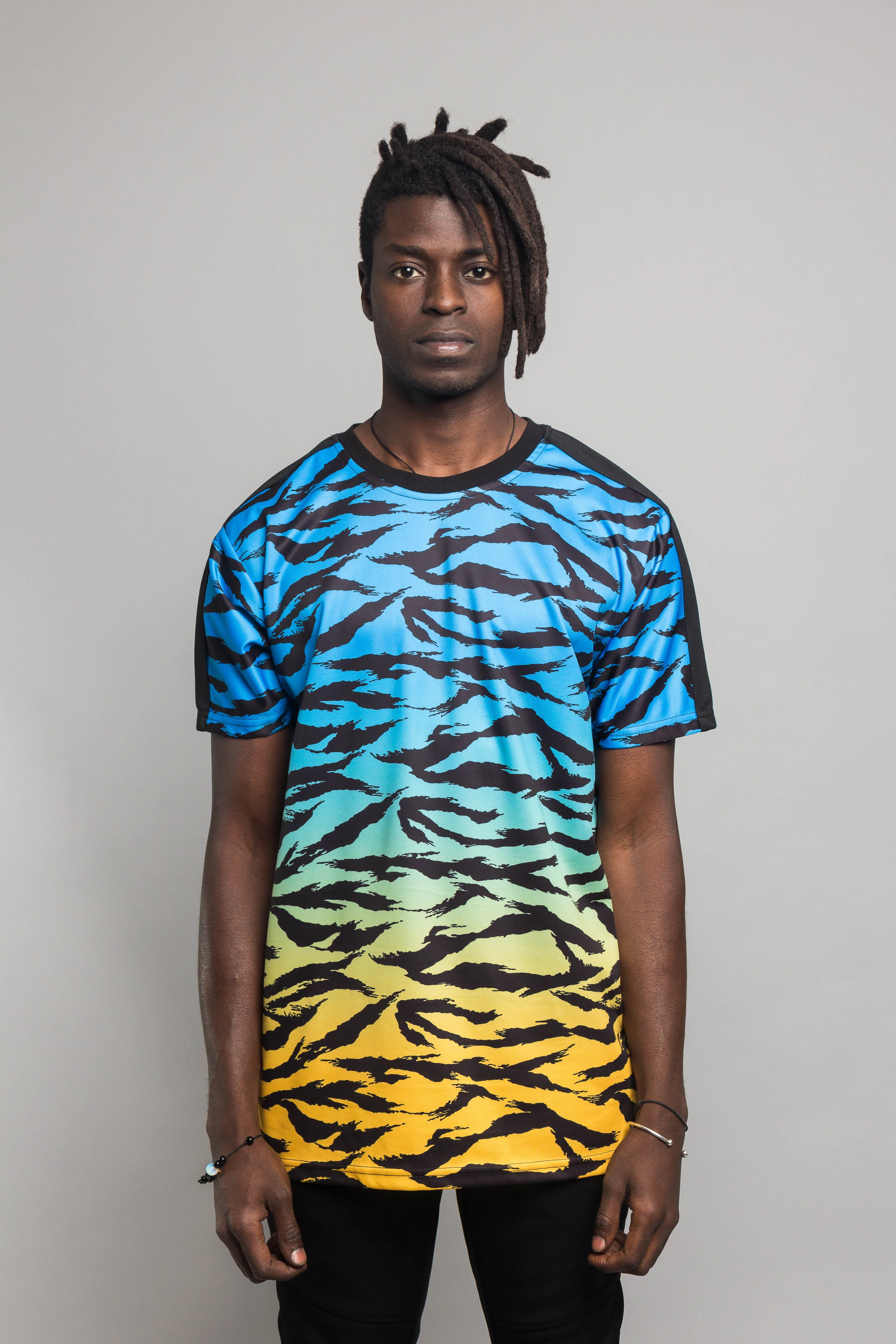 Dip Dye Gradient Tiger T-Shirt - Image 11