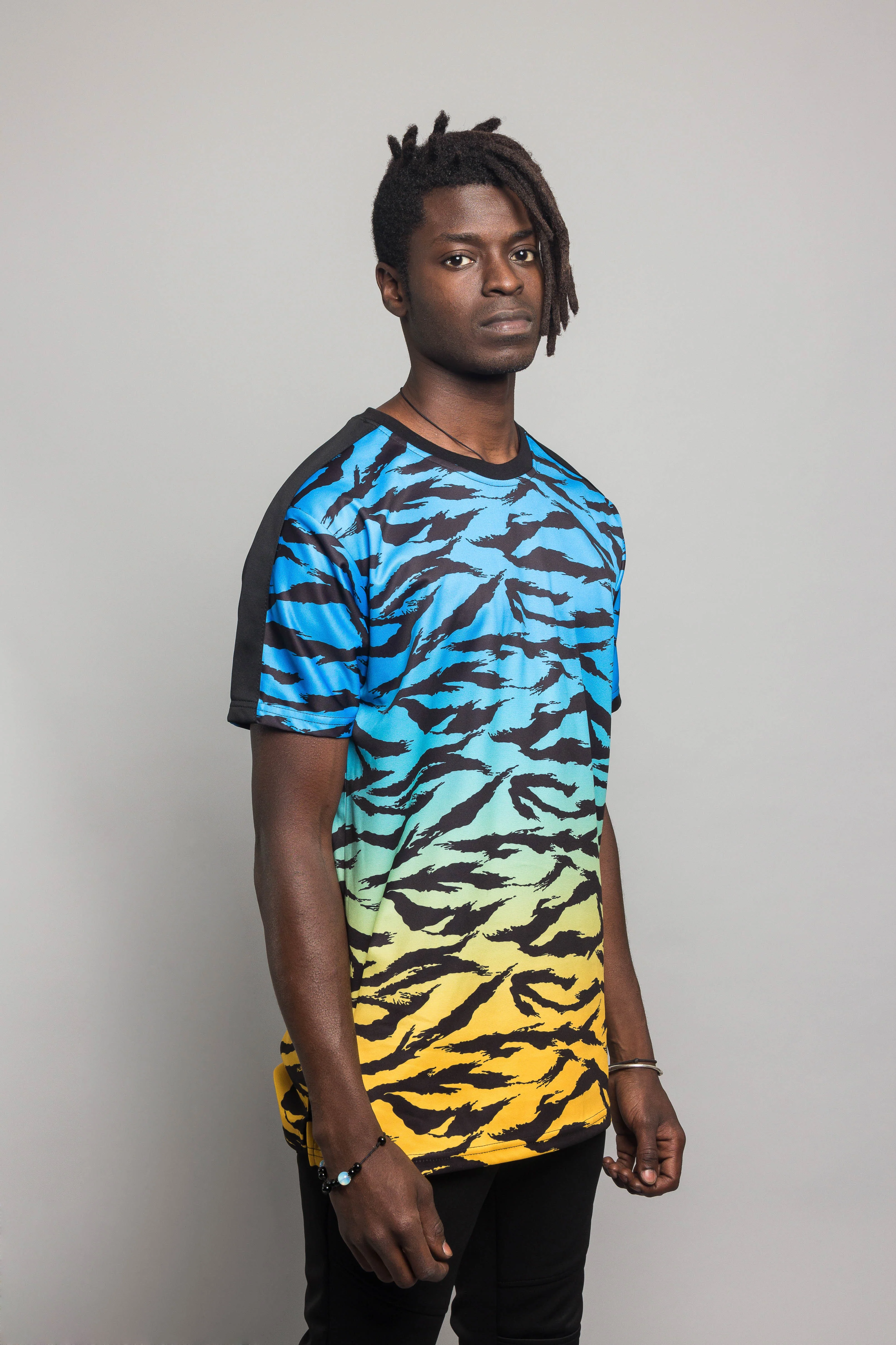Dip Dye Gradient Tiger T-Shirt - Image 14