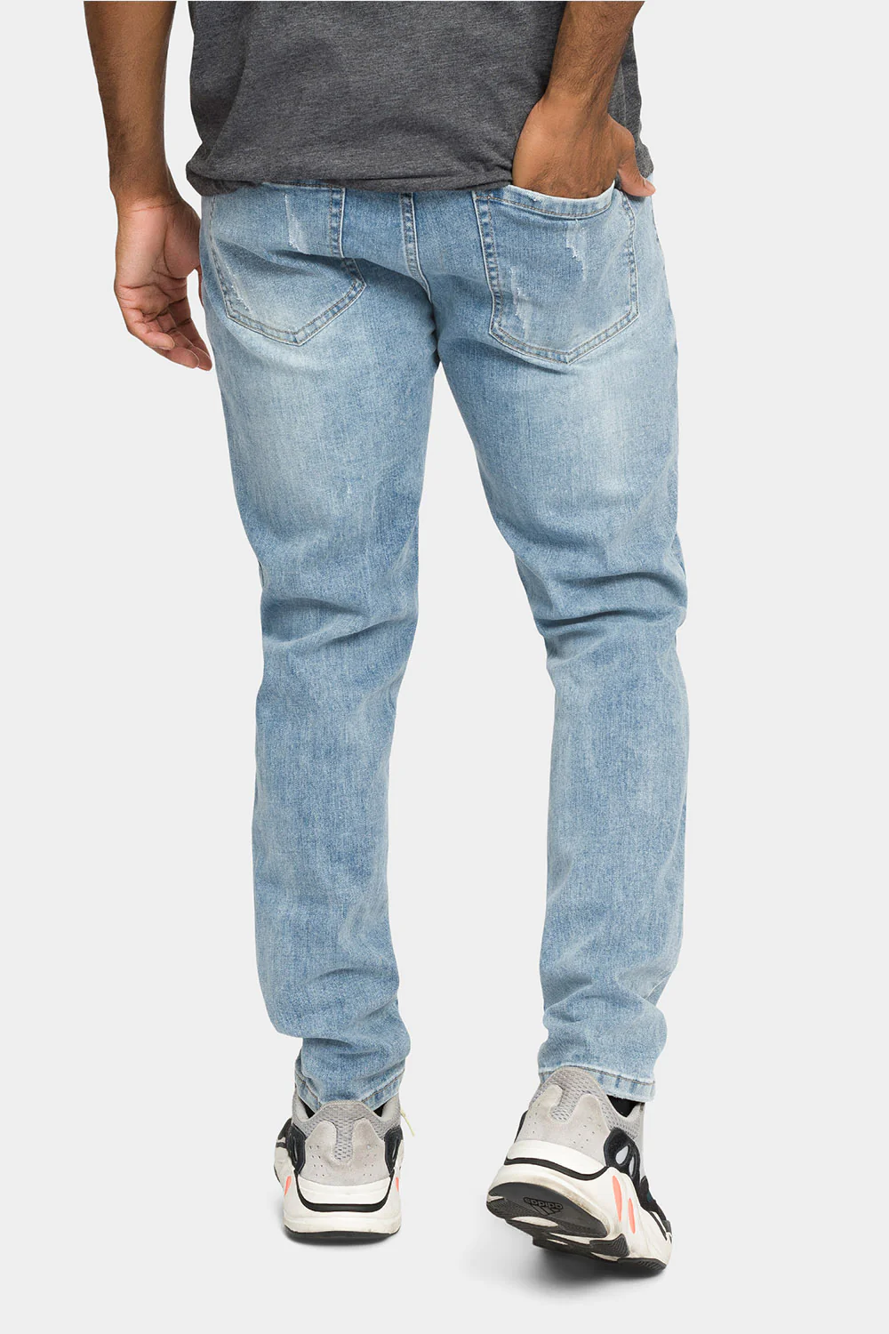 Distressed Bandana Paisley Patched Skinny Jeans - Image 3