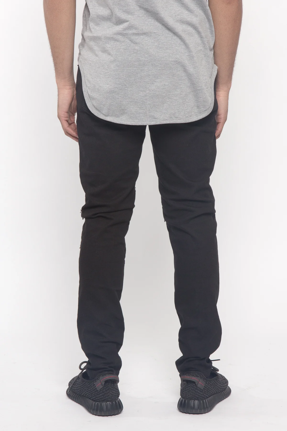 Distressed Colored Moto Jeans - Image 8