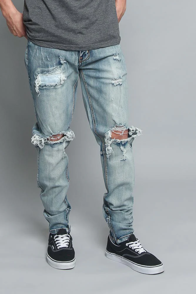 Distressed Denim Jeans - Image 10