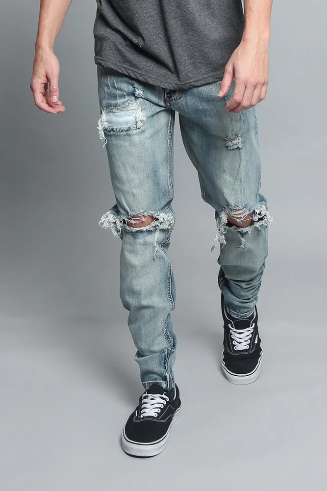 Distressed Denim Jeans - Image 11
