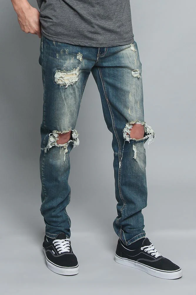 Distressed Denim Jeans - Image 5