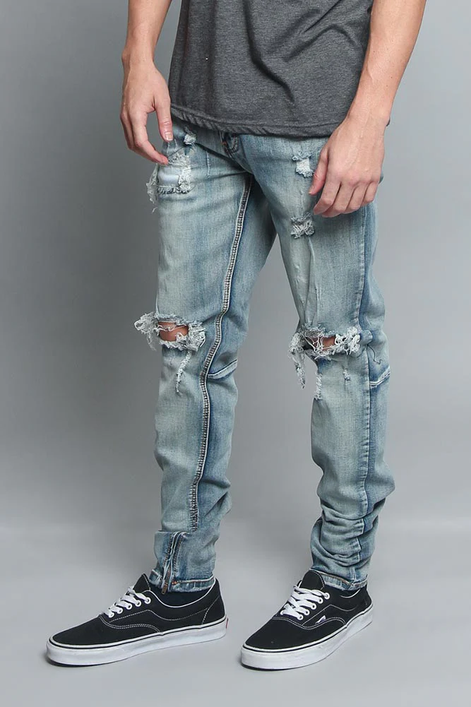 Distressed Denim Jeans - Image 8