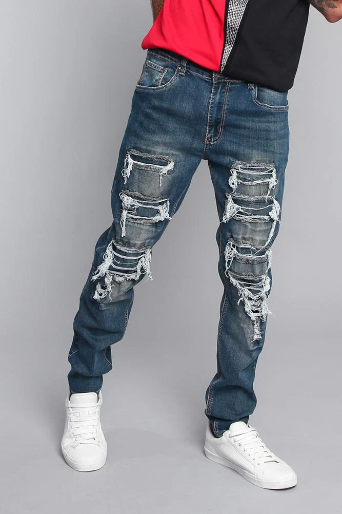 Distressed Denim Jeans - Image 10