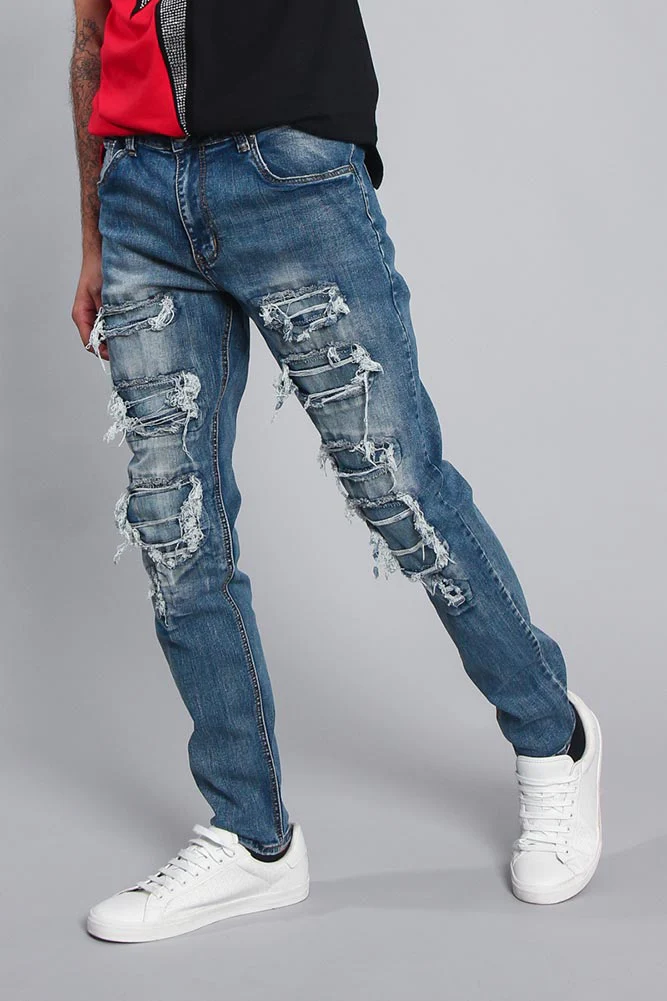 Distressed Denim Jeans - Image 2