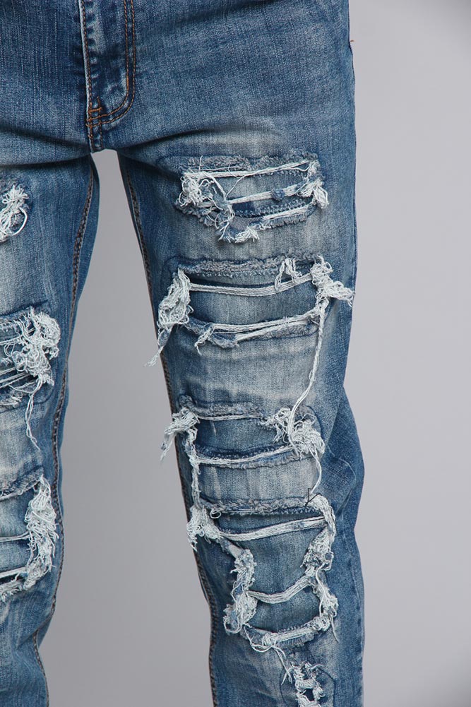 Distressed Denim Jeans - Image 5