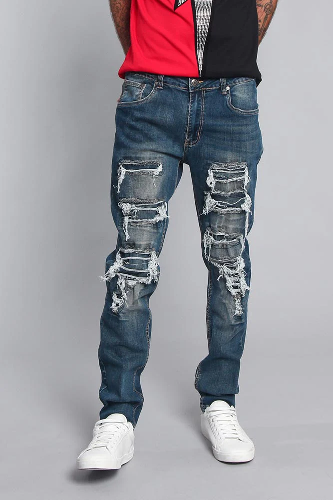 Distressed Denim Jeans - Image 7