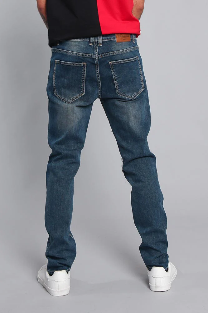 Distressed Denim Jeans - Image 9