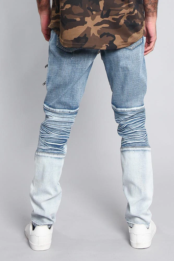 Distressed Dip Dyed Denim Jeans - Image 10