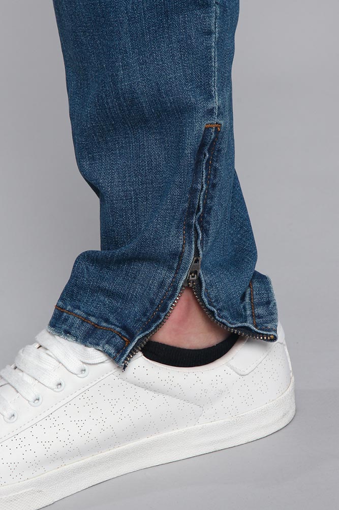 Distressed Fade Denim Jeans - Image 6
