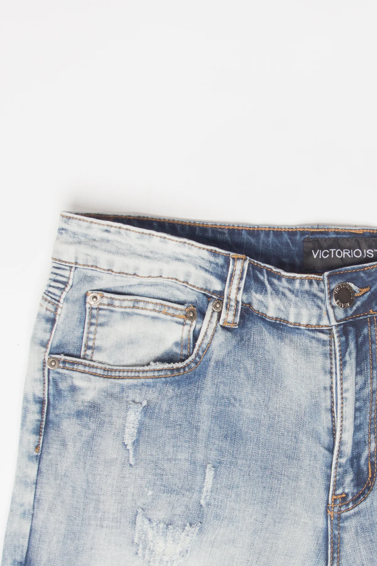 Distressed Scrunched Skinny Jeans - Image 14