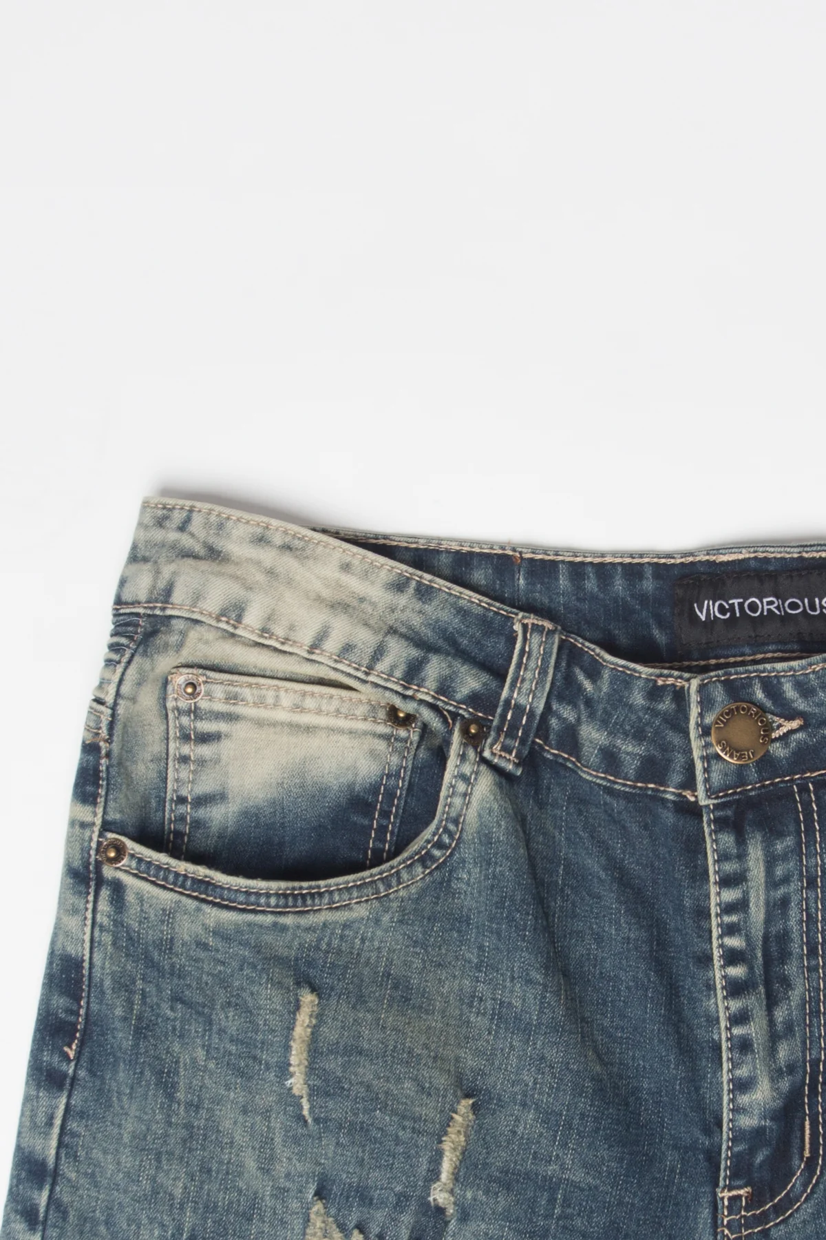 Distressed Scrunched Skinny Jeans - Image 21