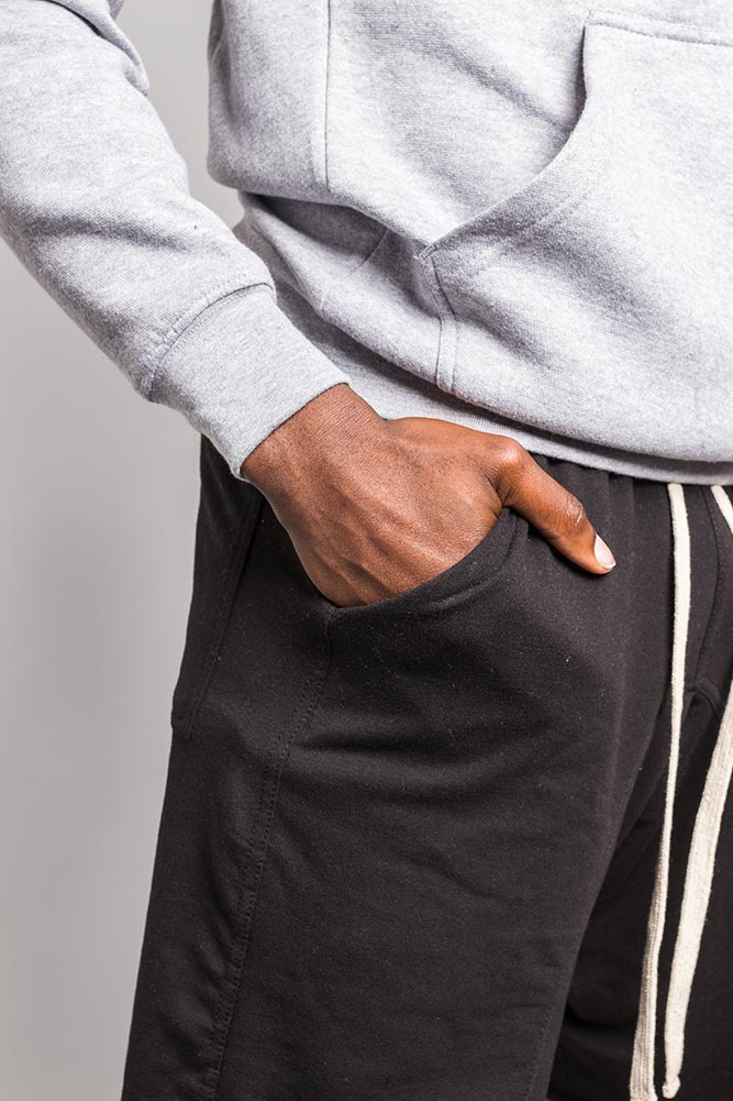 Dropped Crotch Sweat Shorts - Image 11