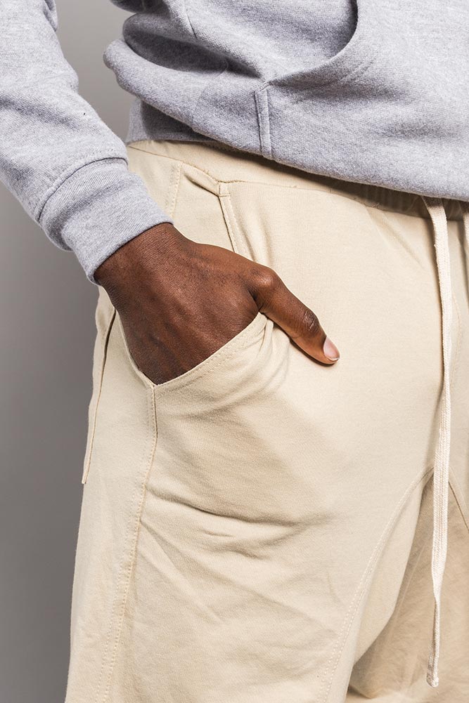 Dropped Crotch Sweat Shorts - Image 17