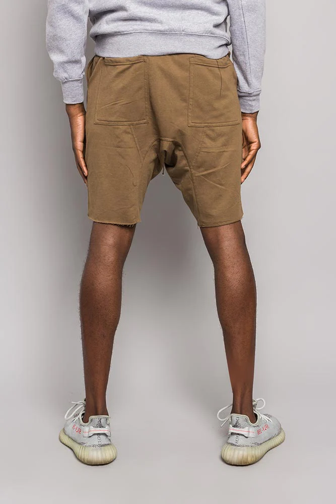 Dropped Crotch Sweat Shorts - Image 3