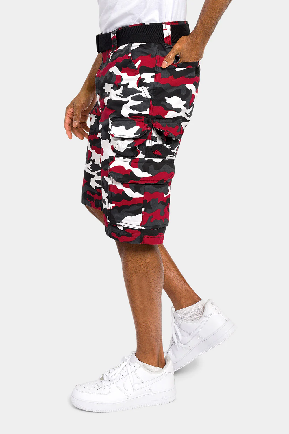 Essential Camo Relaxed Fit Chino Cargo Shorts - Image 10