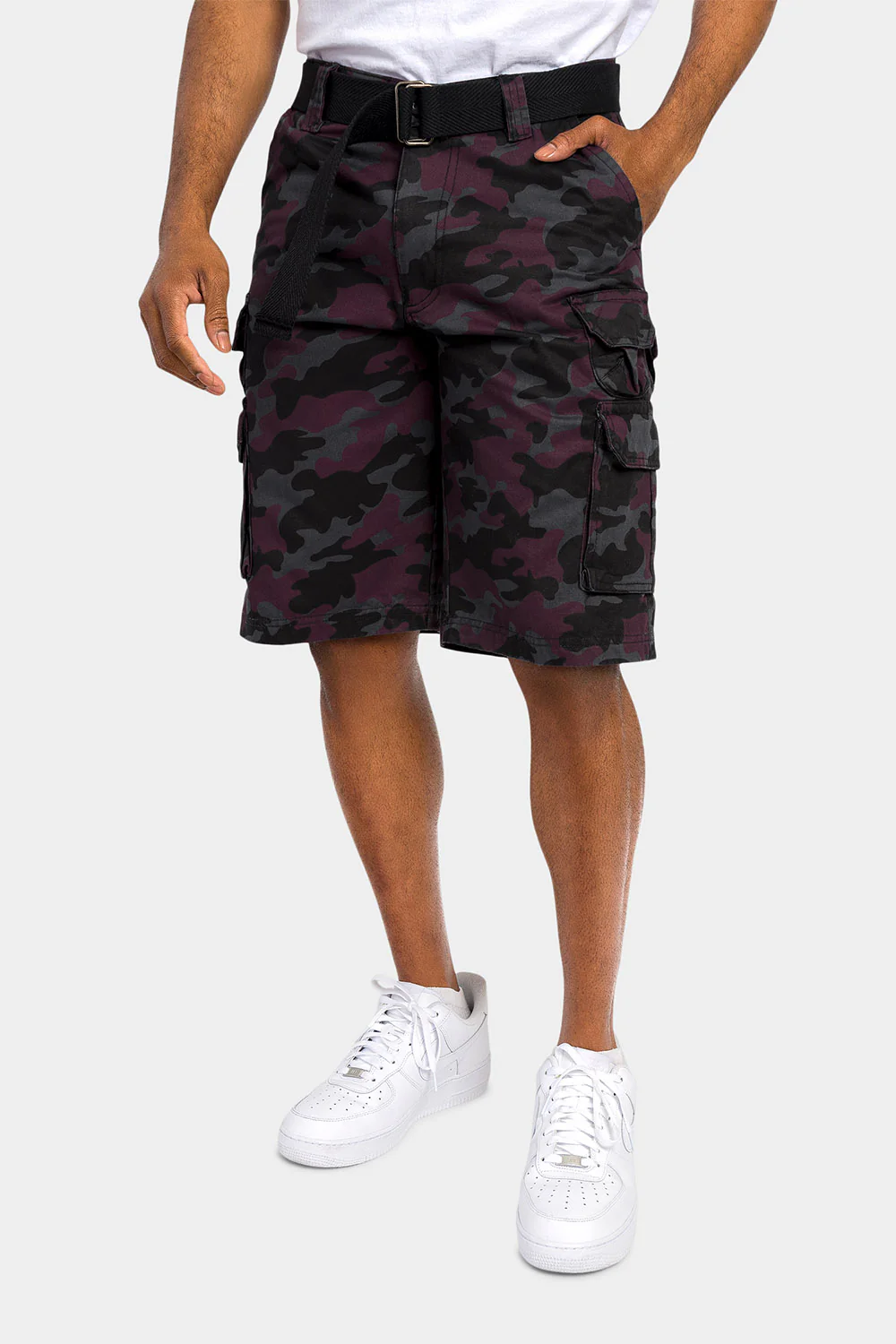 Essential Camo Relaxed Fit Chino Cargo Shorts - Image 16