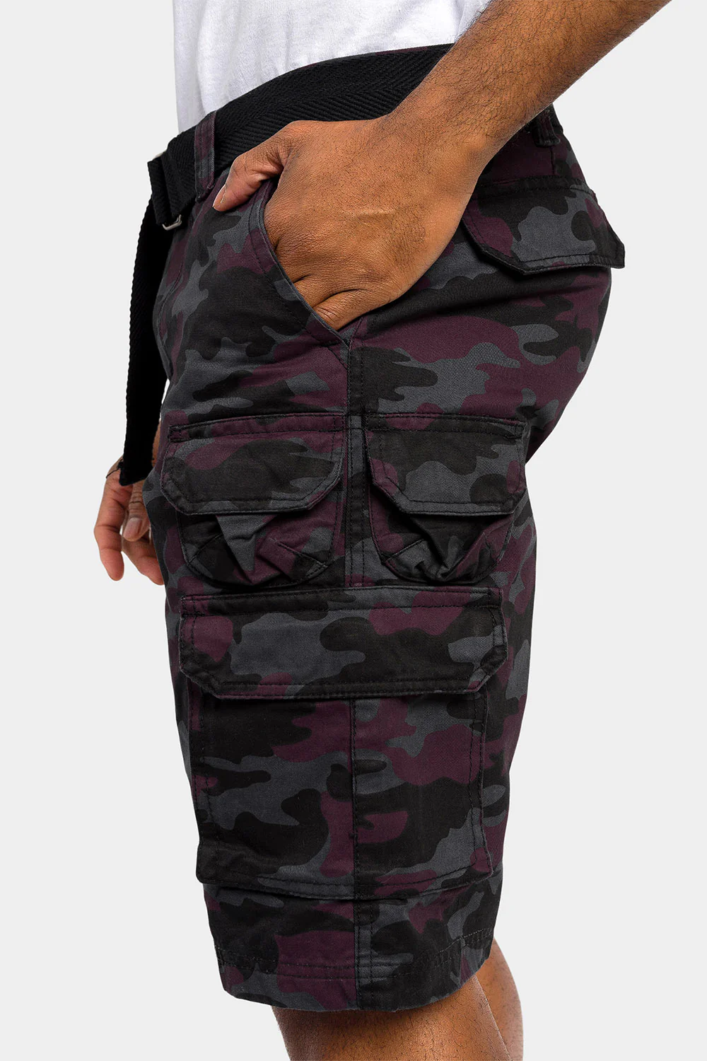 Essential Camo Relaxed Fit Chino Cargo Shorts - Image 21