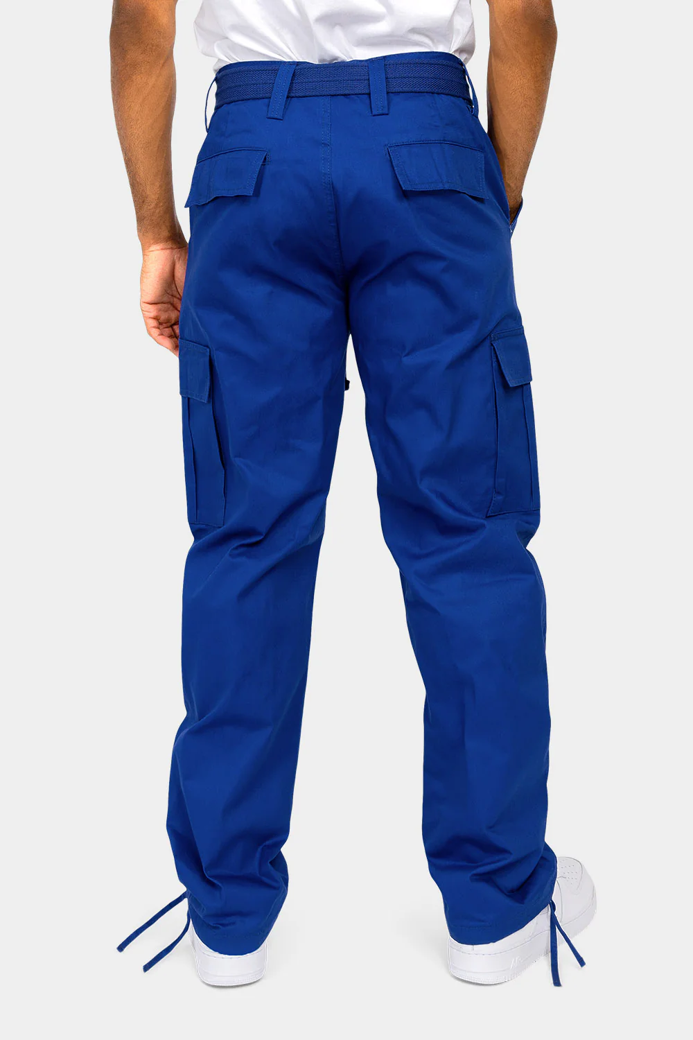 Essential Canvas Cargo Pants with Belt - Image 26