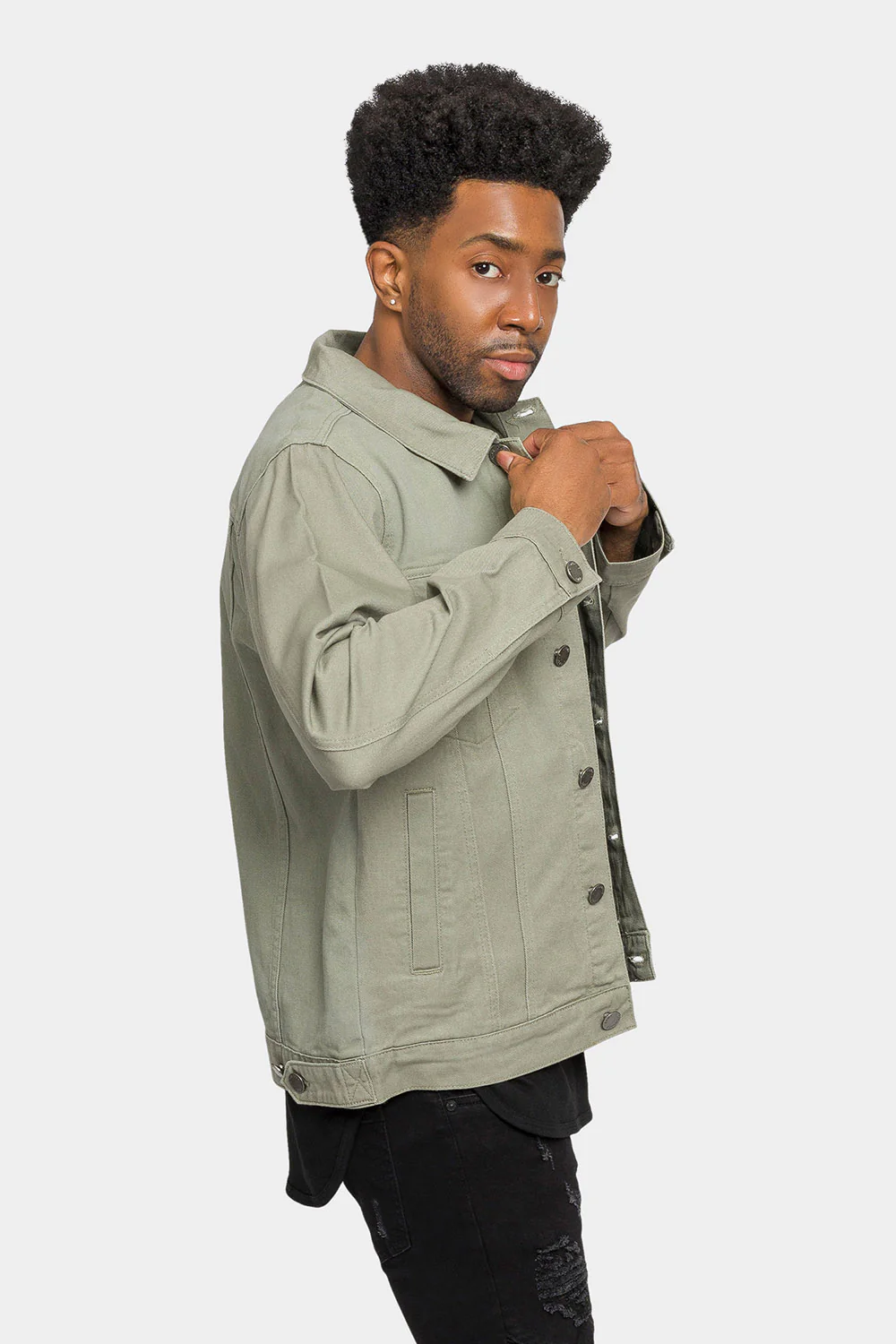 Essential Colored Denim Jacket - Image 14