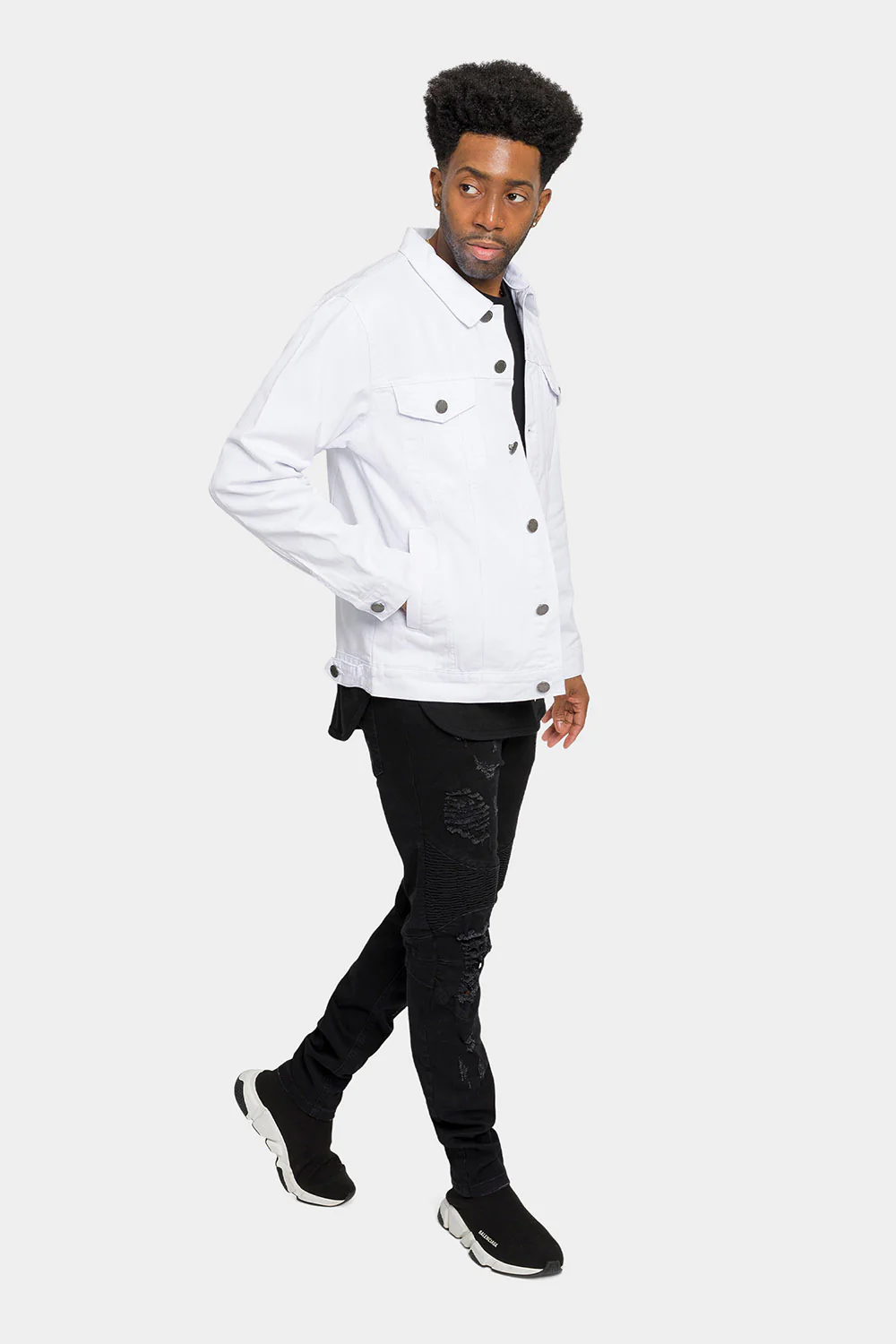Essential Colored Denim Jacket - Image 30